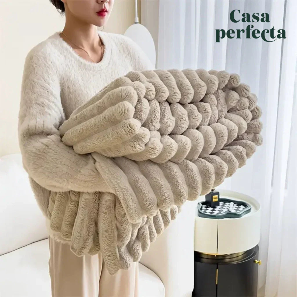 Manta de Invierno Clásica Efecto Nube | Ultra Suave